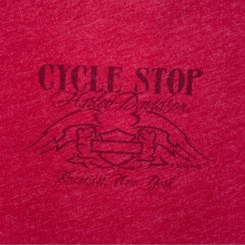 Harley-Davidson Red Tee with Bold Graphic - Picture 4 of 6